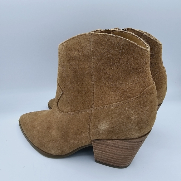 Lucky Brand Ellamy Heeled Pointy Toe Suede Ankle Boots NWOT size 6.5 - Picture 10 of 12